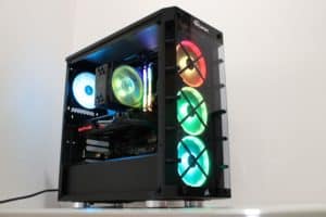 iCUE 465X RGB Mid-Tower ATX Smart Case — Black CC-9011188-WW