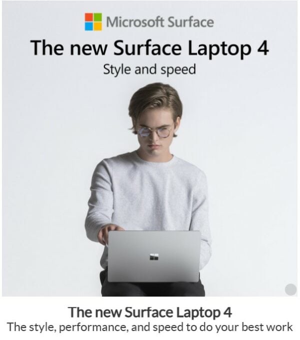 Microsoft Surface Laptop 4 13.5' TOUCH 2K Intel i5-1145G7 8GB 256GB SSD Windows 11 PRO Iris Xe Graphics USB-C WiFi6 BT5 17hr 1.2kg Graphire 2YR WTY - Image 4