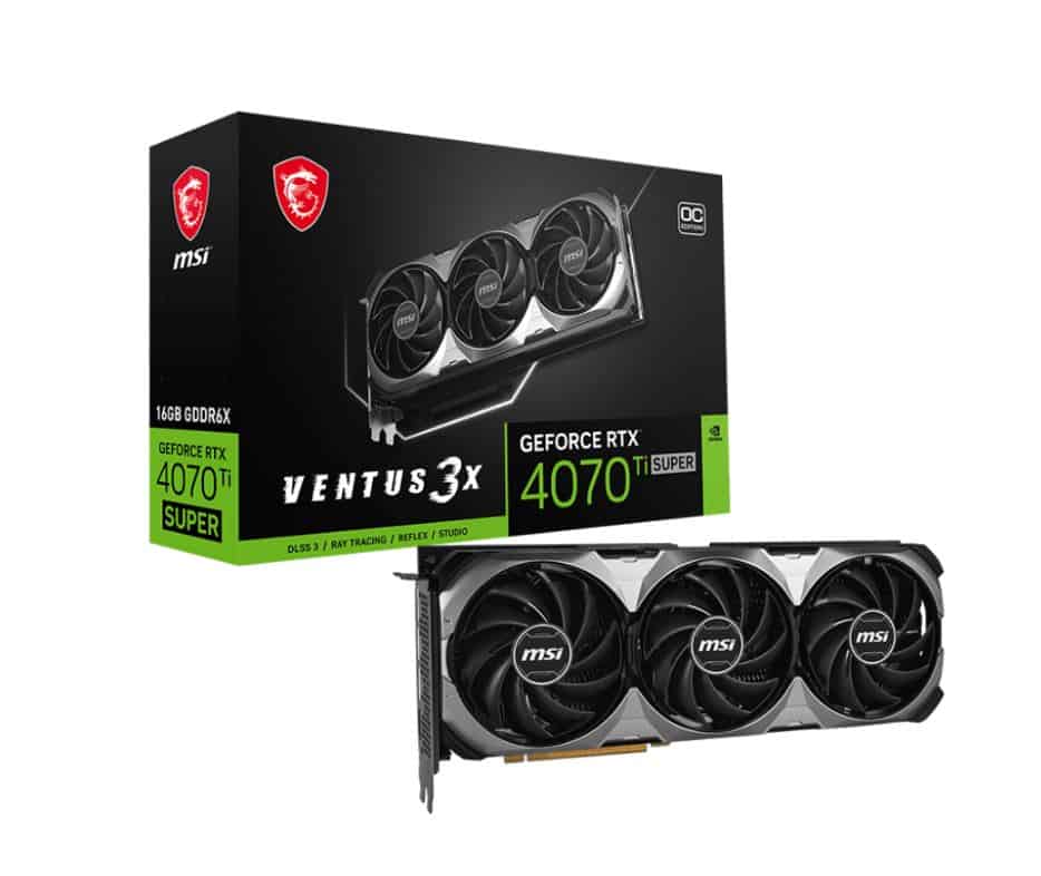 MSI GeForce RTX 4070 Ti SUPER 16G VENTUS 3X OC