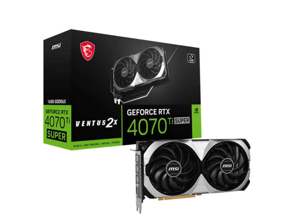 MSI GeForce RTX 4070 Ti SUPER 16G VENTUS 2X OC