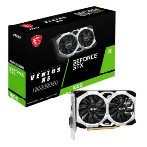 MSI GeForce GTX 1650 D6 VENTUS XS OCV3