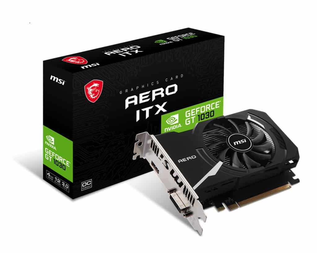 MSI GeForce GT 1030 AERO ITX 4GD4 OC