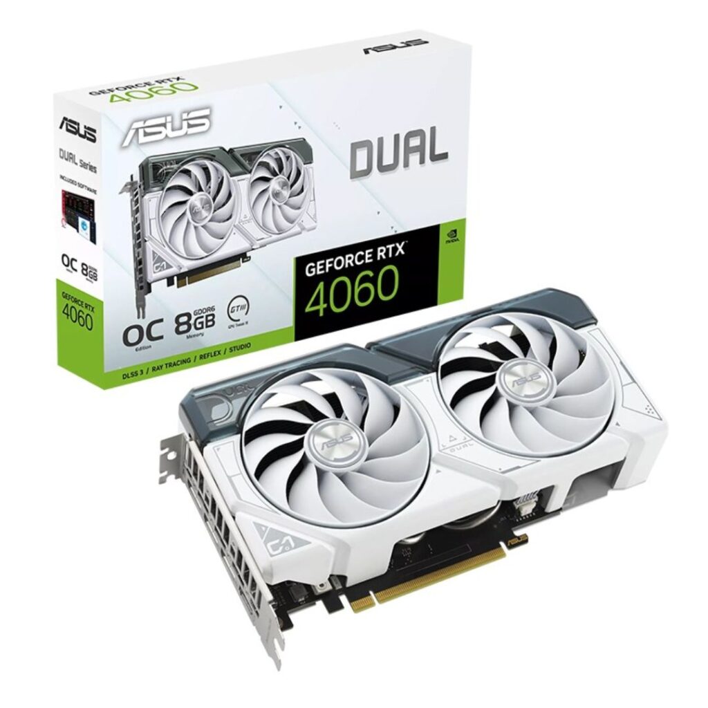 ASUS DUAL-RTX4060-O8G-EVO-WHITE-RETAIL