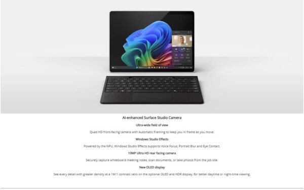 Microsoft Surface Pro 11 13' Touchscreen Copilot+ Snapdragon X Plus 16GB 25 - Image 5