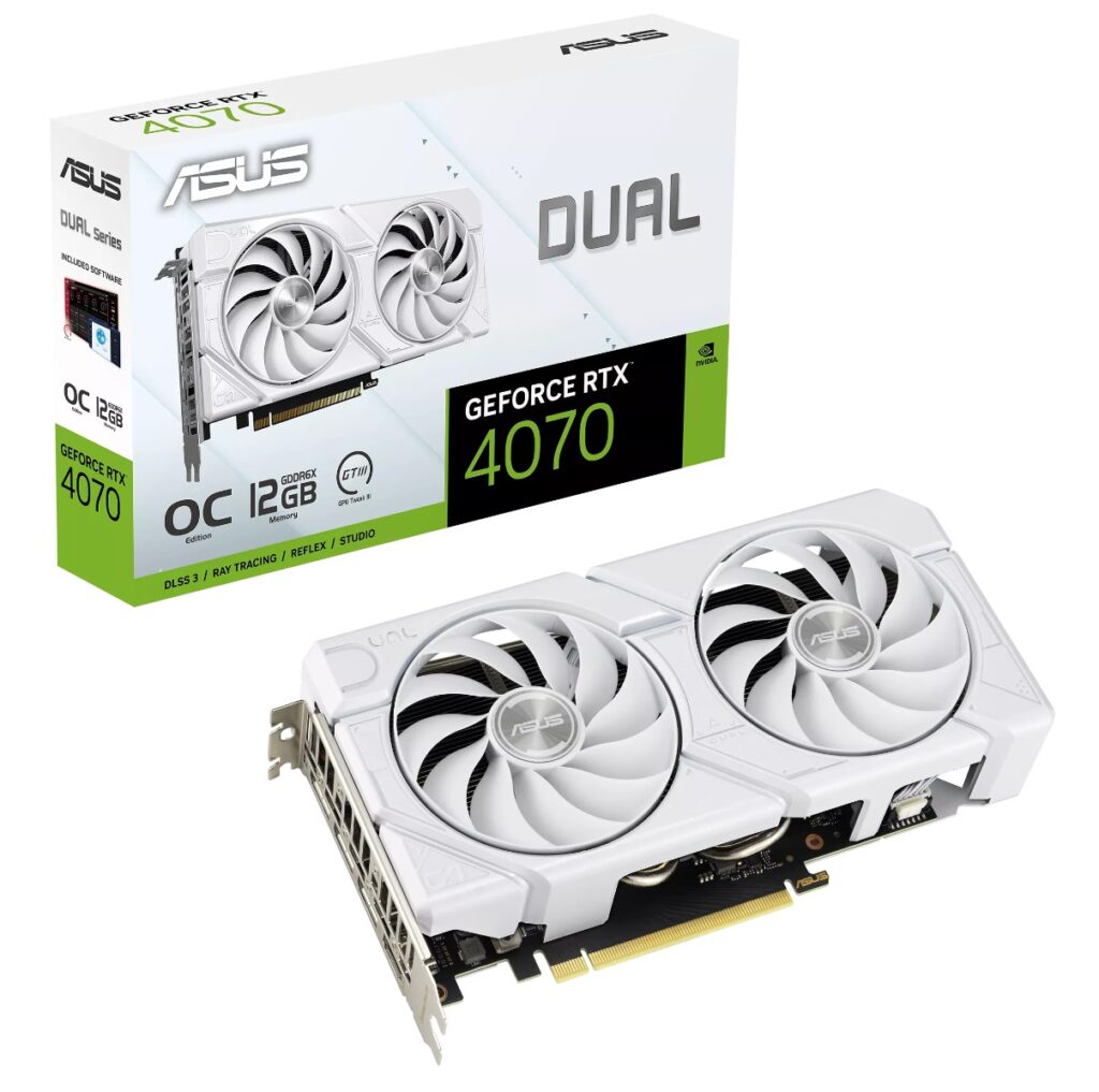 ASUS DUAL-RTX4070-O12G-EVO-WHITE-RETAIL