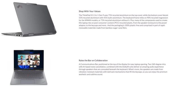 LENOVO ThinkPad X1 Yoga 14' WUXGA TOUCH IR Intel AI U5-125U 16GB DDR5 512GB - Image 4