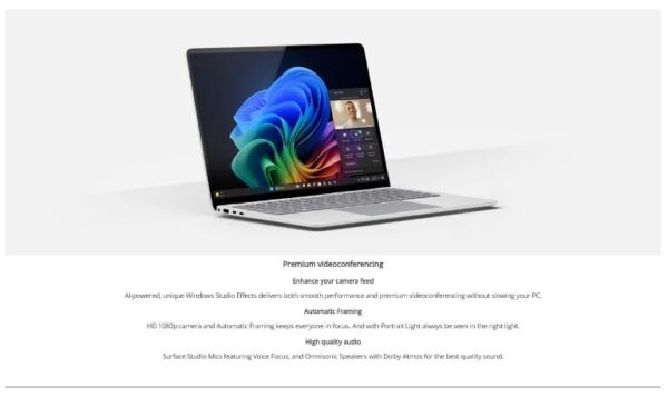 Microsoft Surface Laptop 7 15' TOUCH Snapdragon X Elite 16GB 512GB SSD WIN - Image 6