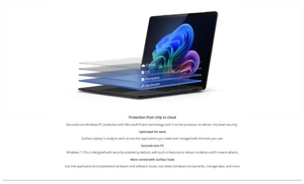 Microsoft Surface Laptop 7 15' TOUCH Snapdragon X Elite 16GB 512GB SSD WIN - Image 7