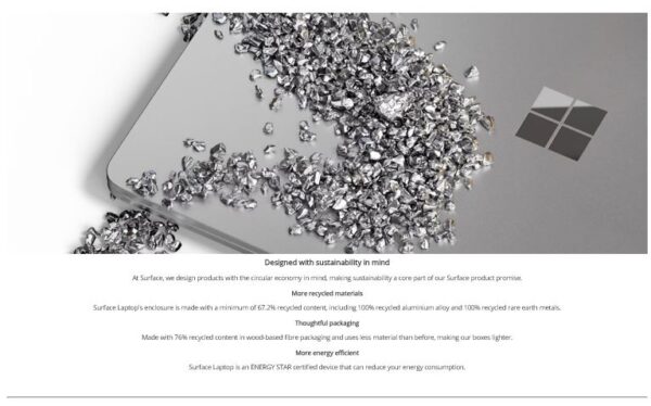 Microsoft Surface Laptop 7 15' TOUCH Snapdragon X Elite 16GB 512GB SSD WIN - Image 8
