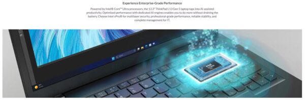 LENOVO ThinkPad L13 13.3' WUXGA Intel U5-125U 16GB 512GB SSD Windows 11 PRO - Image 2