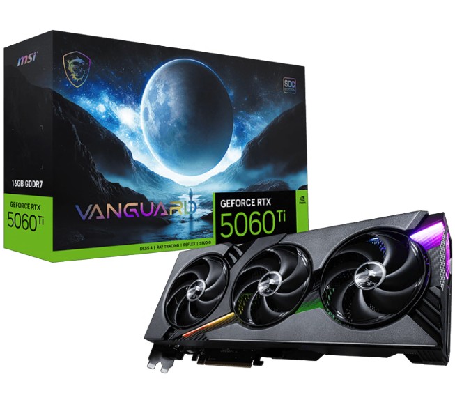 MSI GeForce RTX 5060 Ti 16G VANGUARD SOC