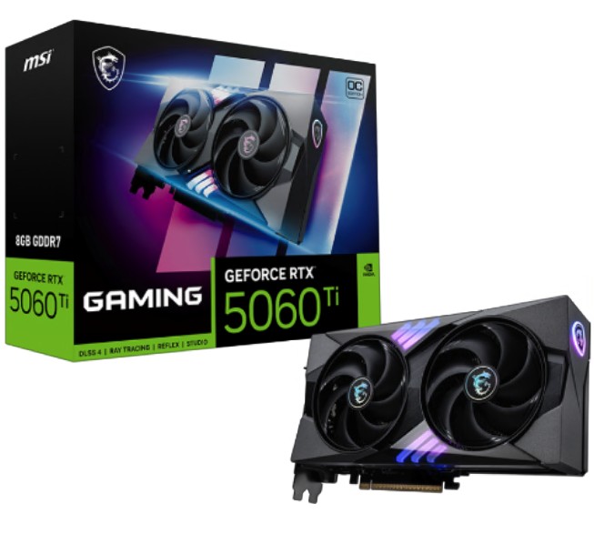 MSI GeForce RTX 5060 Ti 8G GAMING OC