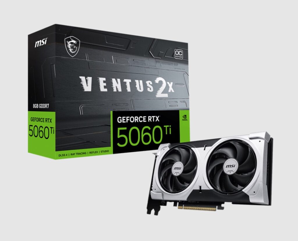 MSI GeForce RTX 5060 Ti 8G VENTUS 2X OC PLUS