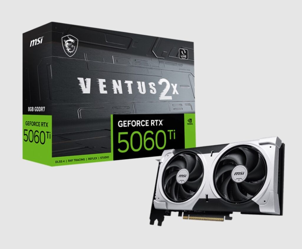 MSI GeForce RTX 5060 Ti 8G VENTUS 2X PLUS