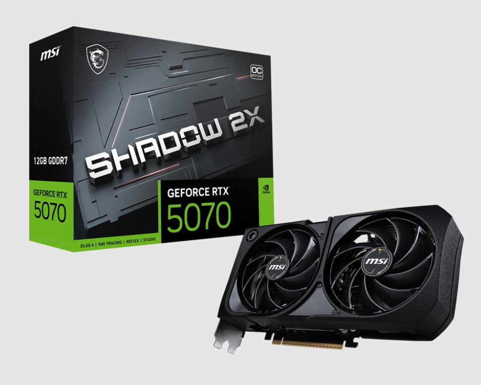 MSI GeForce RTX 5070 12G SHADOW 2X OC