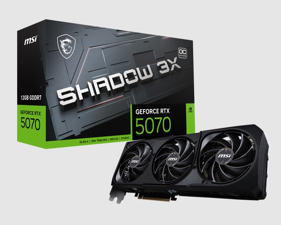 MSI GeForce RTX 5070 12G SHADOW 3X OC