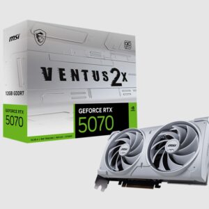 MSI GeForce RTX 5070 12G VENTUS 2X OC WHITE