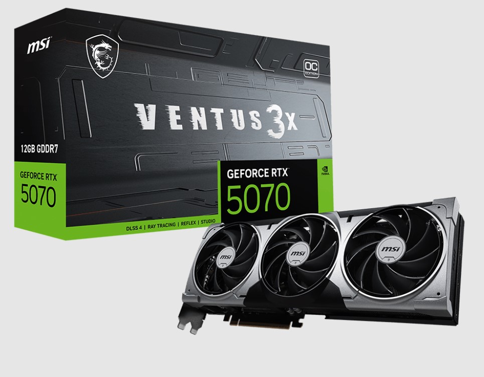 MSI GeForce RTX 5070 12G VENTUS 3X OC