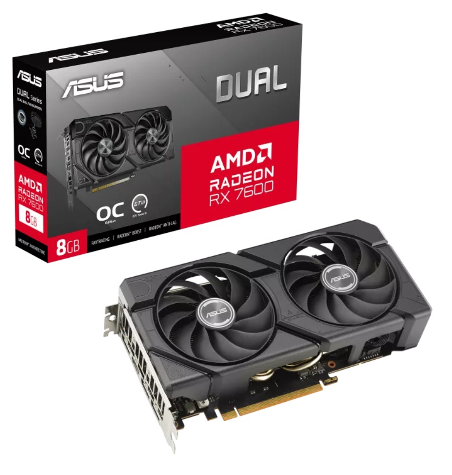 ASUS DUAL-RX7600-O8G-EVO
