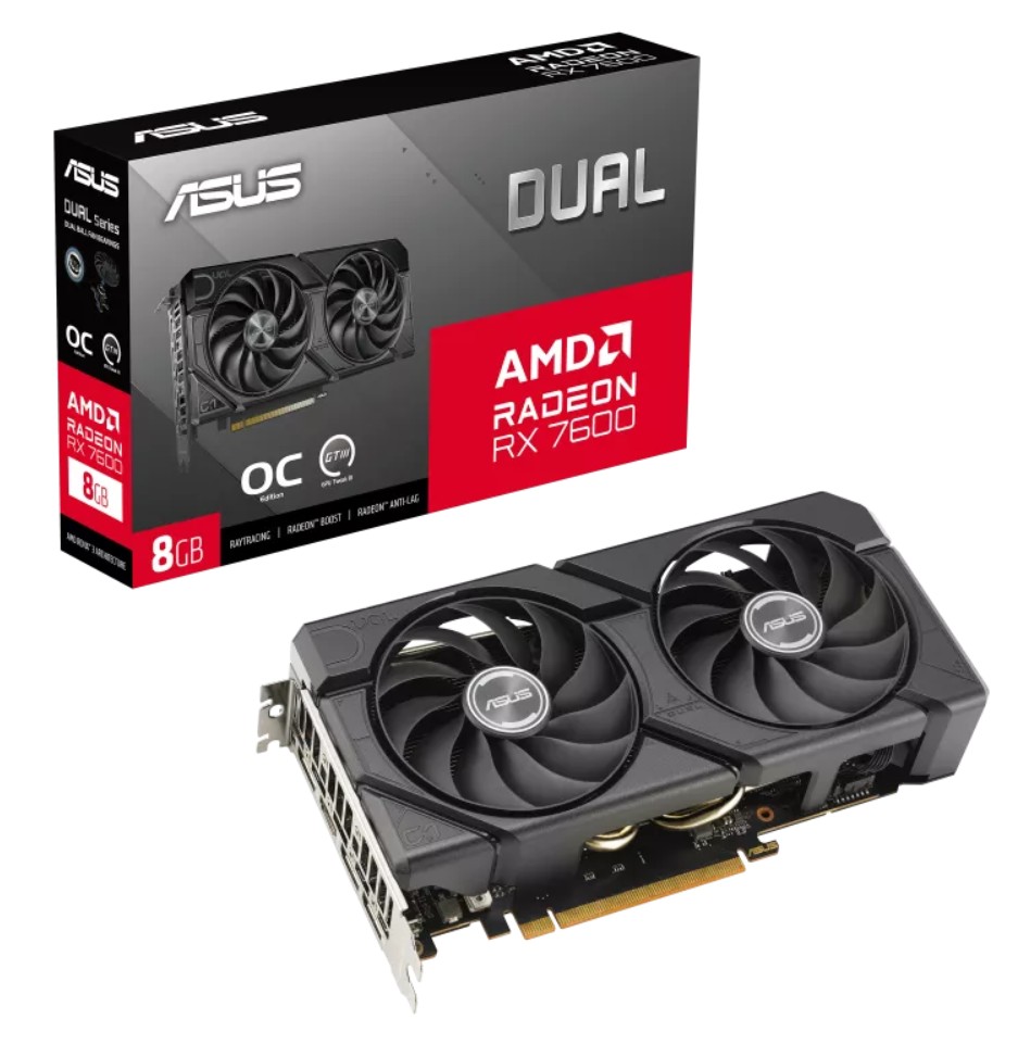 ASUS DUAL-RX7600-O8G-EVO