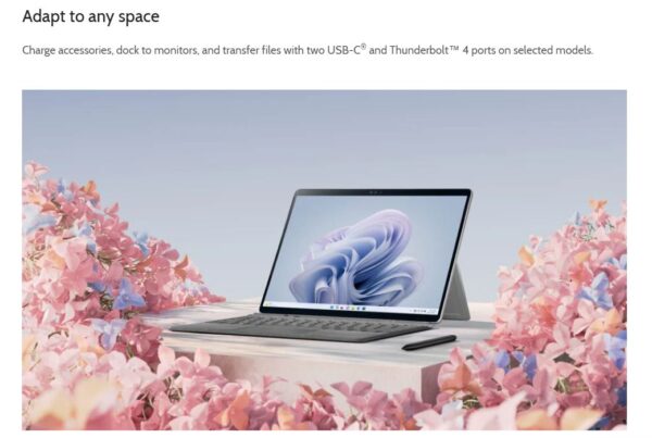 Microsoft Surface Pro 10 13' 2.8K TOUCH Intel U7 32GB 1TB SSD 5G-LTE Window - Image 4