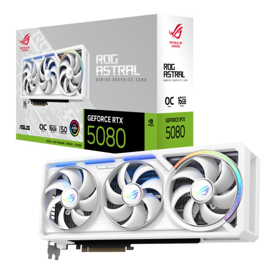 ASUS ROG-ASTRAL-RTX5080-O16G-WHITE