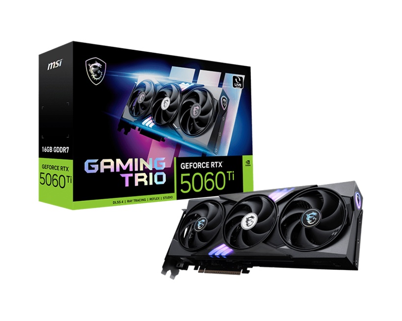 MSI GeForce RTX 5060 Ti 16G GAMING TRIO