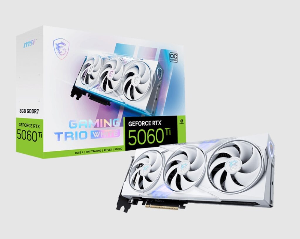MSI GeForce RTX 5060 Ti 8G GAMING TRIO OC WHITE