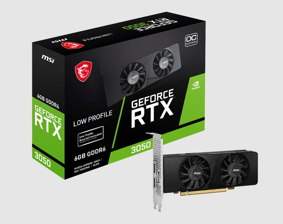 MSI GeForce RTX 3050 LP 6G OC