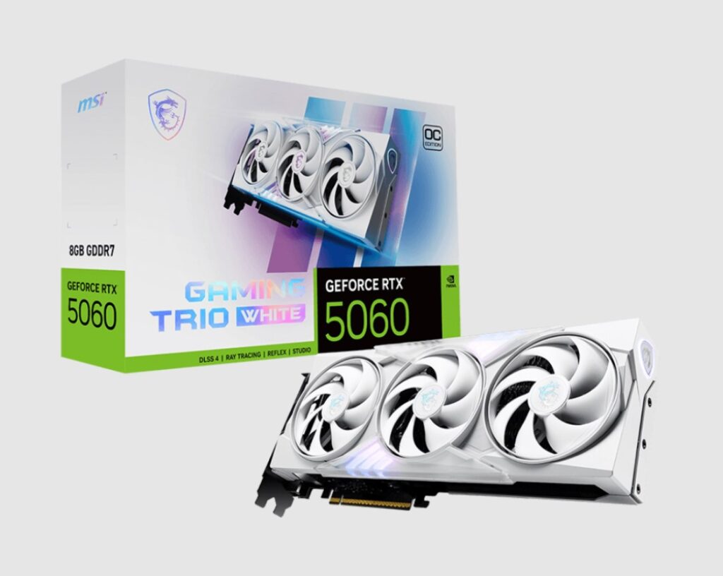MSI GeForce RTX 5060 8G GAMING TRIO OC WHITE